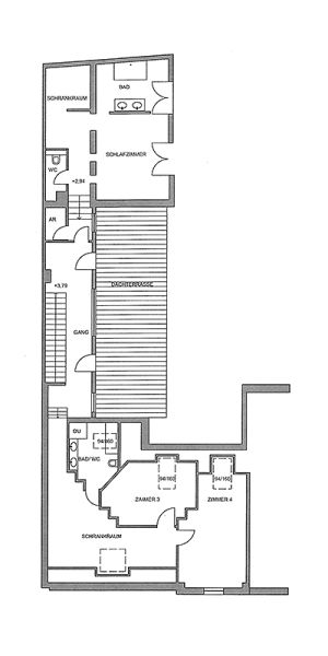 Plan Stadtvilla Baden EG